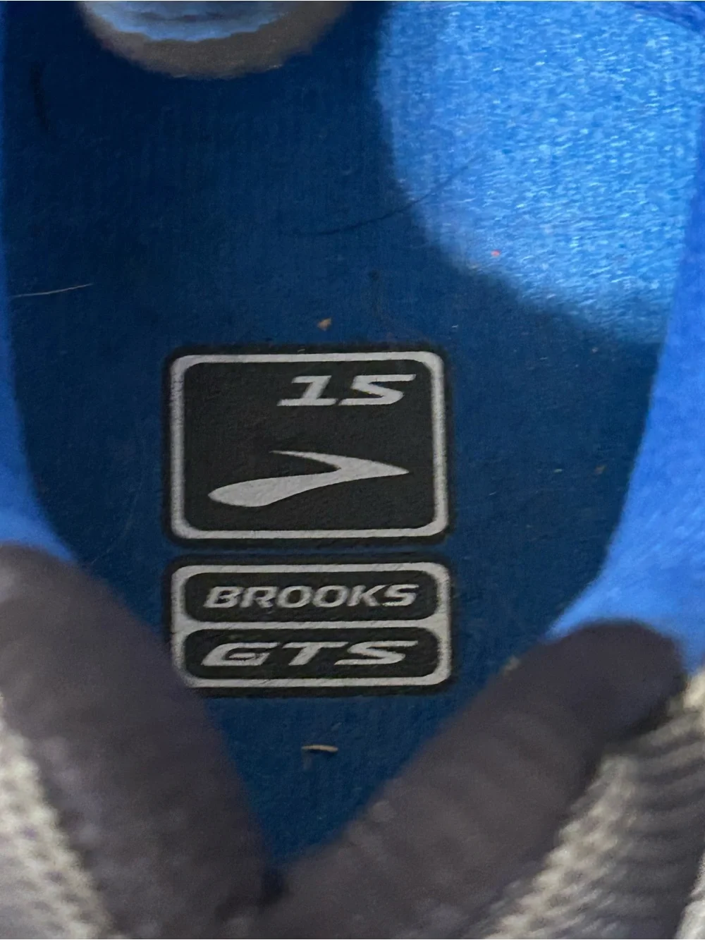 Brooks Adrenaline GTS 15 Stability Running Shoes Men’s Size 10 (D) Blue Silver